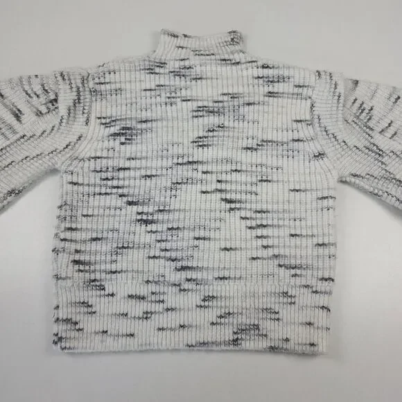 Varley $158 Black/White Belgrave‎ Knit Sweater Funnel Neck Dramatic Sleeve Small - Picture 14 of 14